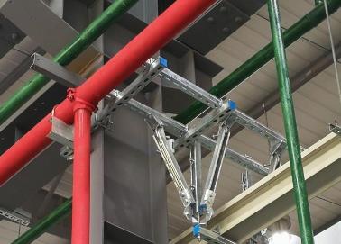 安平该抗震支架的整体式支吊架结构协调性好